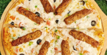 Chicken Kabab Pizza